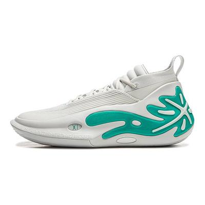 Li Ning WOW11 Dämpfung Rutschfest Abriebfest Leicht Rückprall Mittelhohe Basketballschuhe Herren ABAU049-35