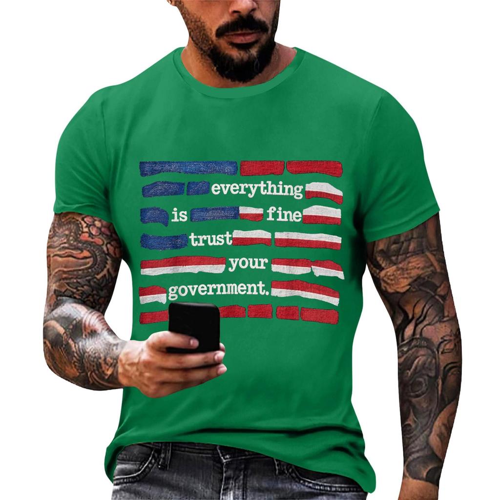 Everything Is Fine Trust Your Government Funny Humor Quote T-Shirt