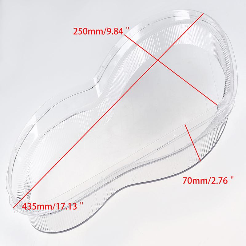 Car Headlight Headlamp Lens Replacement Car Headlight Lens Cover for Mercedes-Benz C-Klasse Estate (S203) 2001-2007