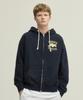 Urbandtype Borneo Panther Hoodie Zip-Up_Navy