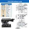 High-Precision Manual Lifting Platform Workbench for Laboratories - Free Shipping