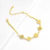 Hetian Jade Peach Heart Bracelet: S925 Silver Inlaid, Multi-Treasure Design - Elegant Women's Fashion Gift