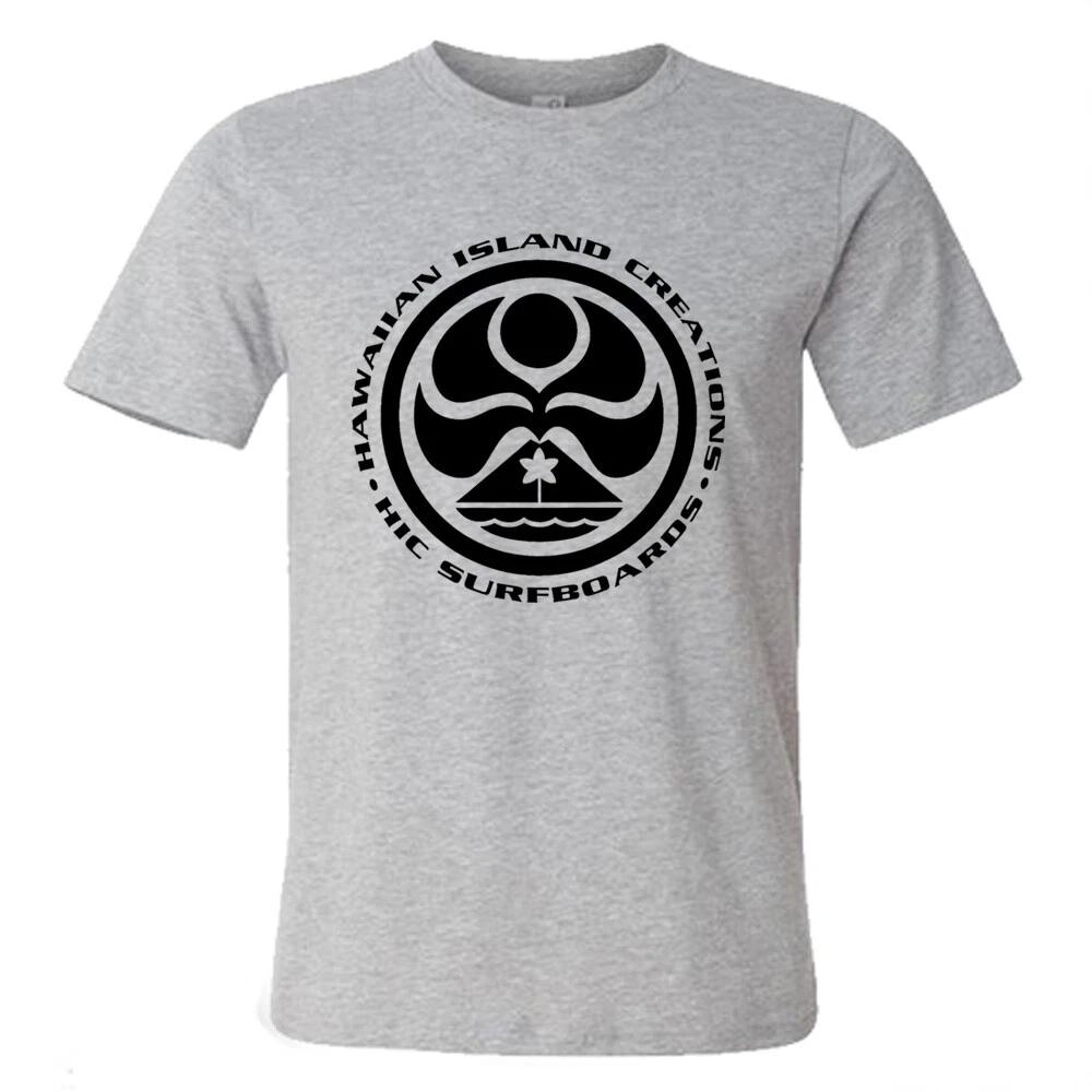 

HIC Hawaiian Island Creations Surfing Men s Grey Size S to 5XL S