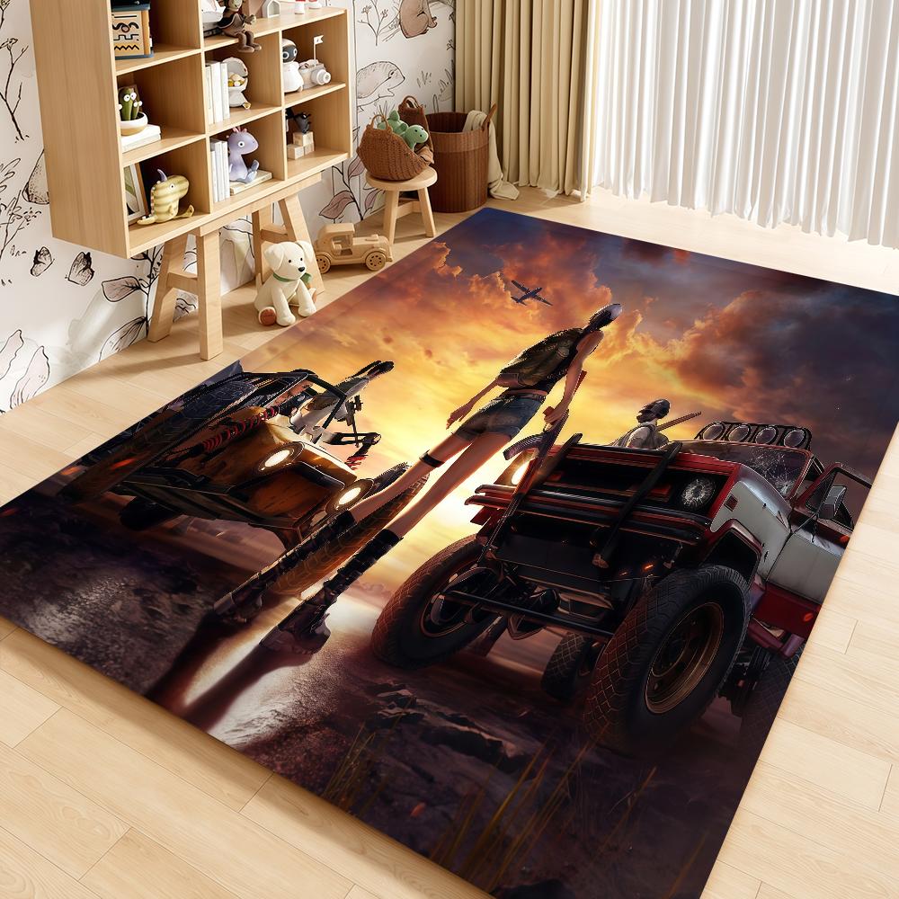 Door Mat Bedside Entrance Bath Royale Battle Floor Decoration Battlegrounds Corridor Door Mat Carpet P-PUBG Living Room Balcony