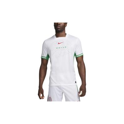 Dri-Fit Nigeria Letter Print Pullover Casual Sport Short Sleeve Soccer Jersey Men Tops White FQ8837-100