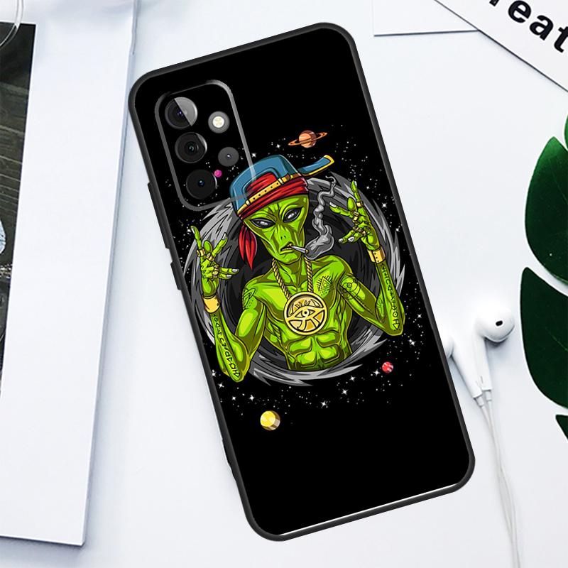 Space Alien Magic For Samsung Galaxy A13 A53 A33 A54 A34 A14 A55 A35 A15 A05 A06 A16 A22 A32 A52 Phone Case