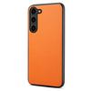 For Samsung Galaxy S24 Calf Texture Cover PC+TPU+PU Leather Slim-Fit Cell Phone Case