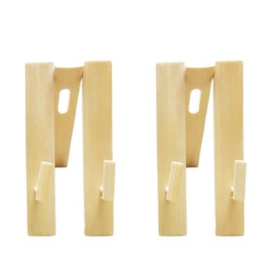 Porte-présentoirs pliants en bois pour éventails Pack de 2 Support de table pour éventails à main chinois pour collectionneurs et passionnés
