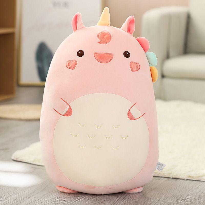 Soft And Adorable Animal Plush Toy Pillow For Children's Gift Dinosaur/lion 17.1in-31.5in