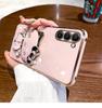 Applicable To Samsung S25/S23Ultra Mobile Phone Case Makeup Mirror S22/S21 + Three-dimensional Bracket Advanced Soft