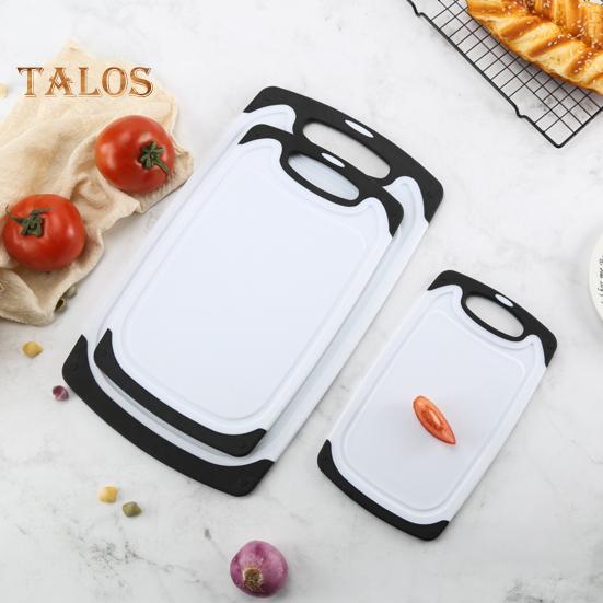 3 Pcs Chopping Board Non-slip Reversible BPA Free Easy To Clean Multipurpose Cutting Boards Home Supplies