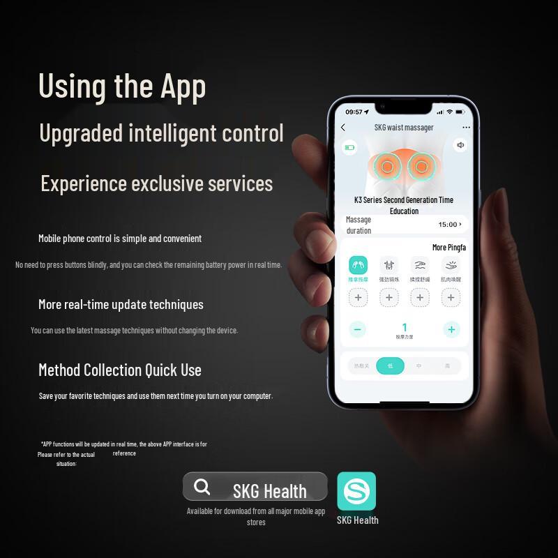 SKG K3 Series 2nd Gen Lumbar & Body Massager