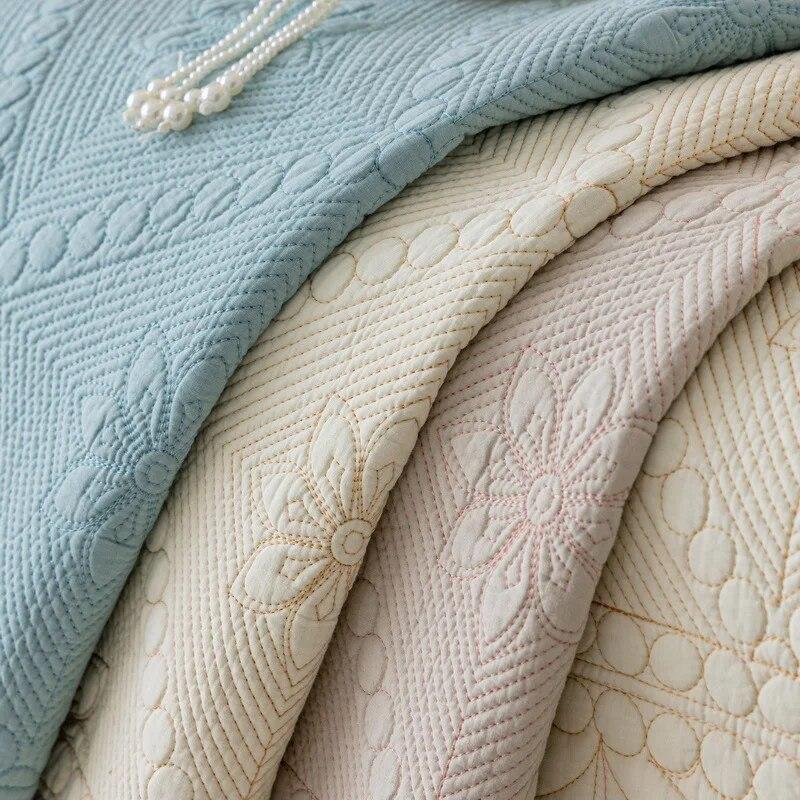 American-style Retro Solid Color Sofa Cushion All Seasons Universal Cotton Fabric Non-slip Cotton Cushion Sofa Cover Cover Towel