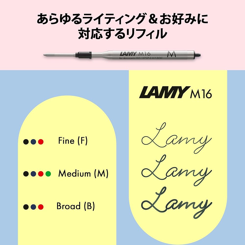 LAMY (Ramy) Safari Blue Ballpoint Pen - Ergonomic Grip Line Width M - Comfortable for Long Writin...
