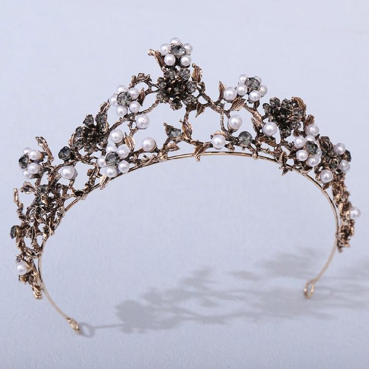 Beautifully Crafted Crystal Crowns Crystal Diadems with Flower and Leaves for Birthdays and Evening Parties