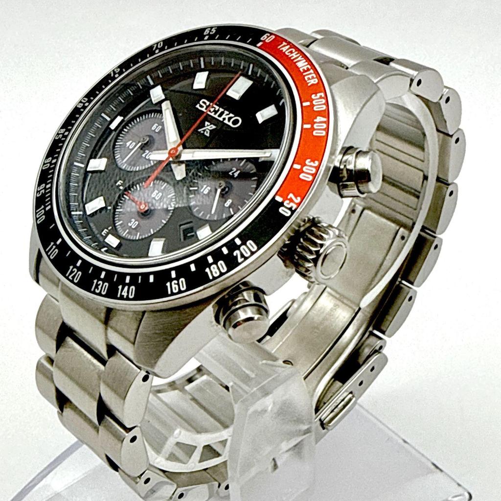 Used B180 [Operational, Excellent Condition, Boxed, Extra Links Included] SEIKO PROSPEX SPEEDTIMER SBDL099 Seiko Prospex Speedtimer Solar Chronograph