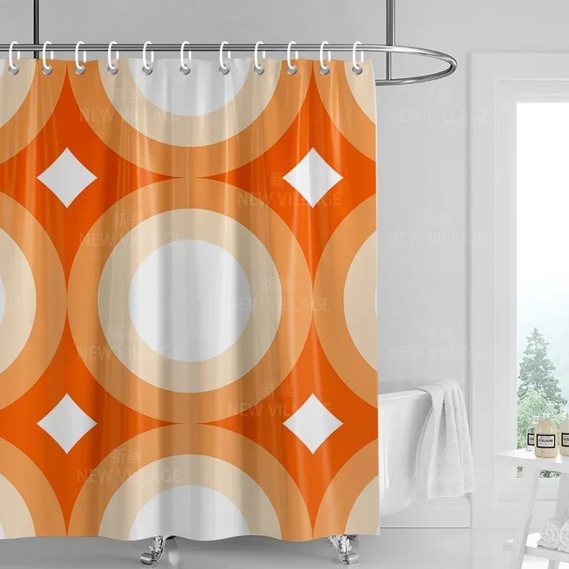 Dekoracja domu zasłony prysznicowe łazienka wodoodporna zasłona materiał Pokój dzienny Nowoczesny Nordycki Nowoczesny prosty wzór geometryczny