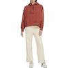 Nike Sweatshirts Women's Dark Orange Hooded Moderate Regular (Unisex) Sweatshirts DQ5859 832