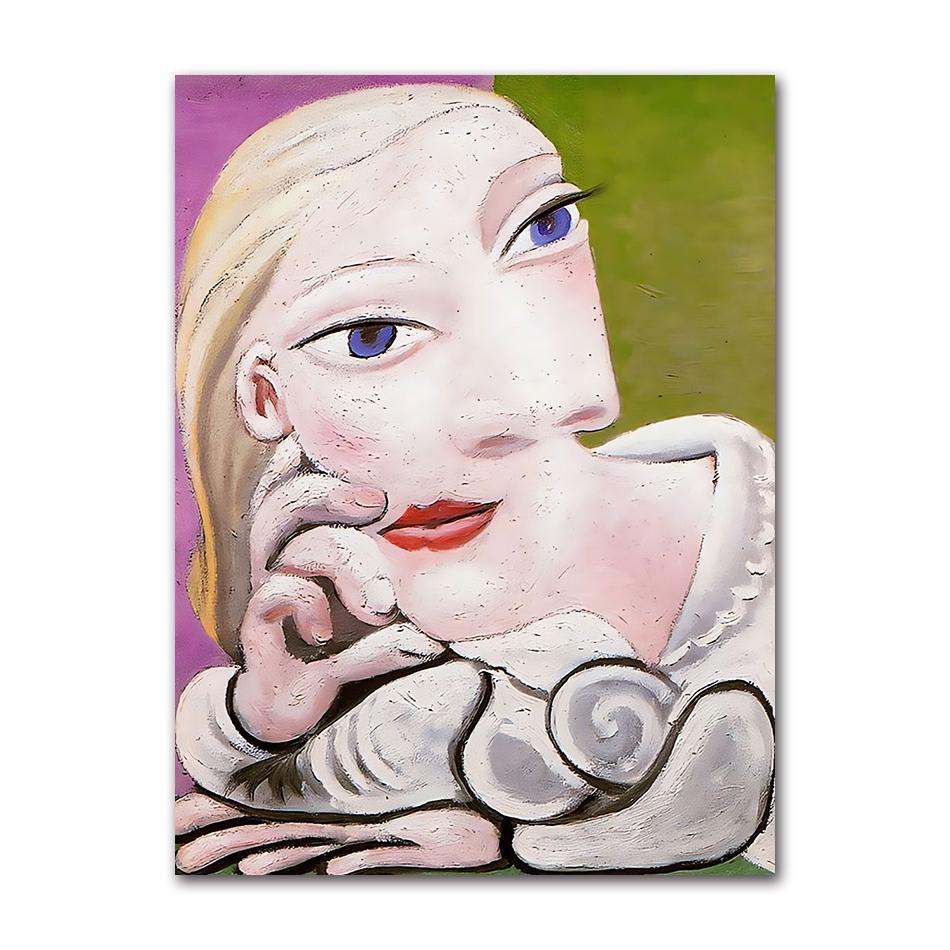 Abstract Figure Line Picasso Canvas Painting Posters and Prints Nordic Wall Art Pictures Home Living Room Murals Decor