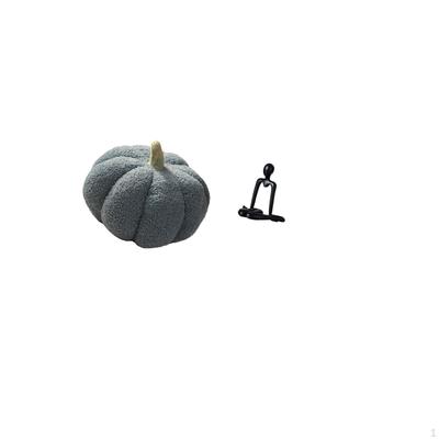Halloween Pumpkin Cushion Sculpture Decorative Sofa Ornament for Bed Bedroom Room Tabletop Cabinet
