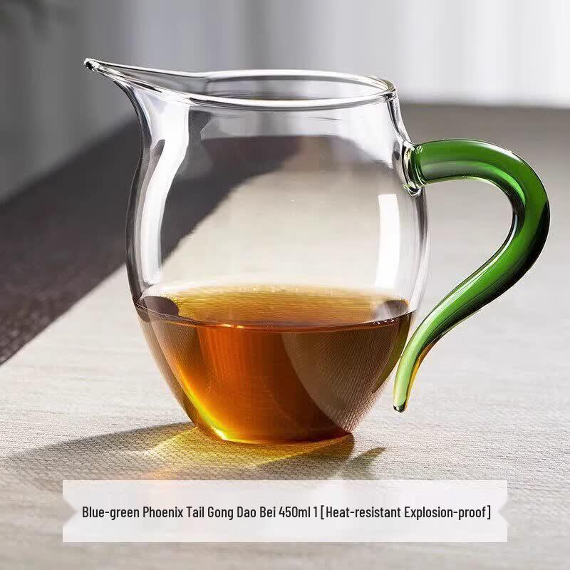 Premium Glass Gongdao Tea Pitcher with Strainer