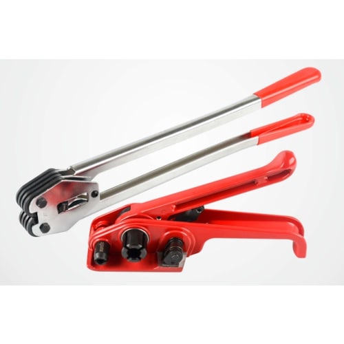 IWISS SD-330 (SEAL200) Manual Strapping Machine for Resin Bands, Drum Winding Tightener, Binding Machine with 200 Seals Included