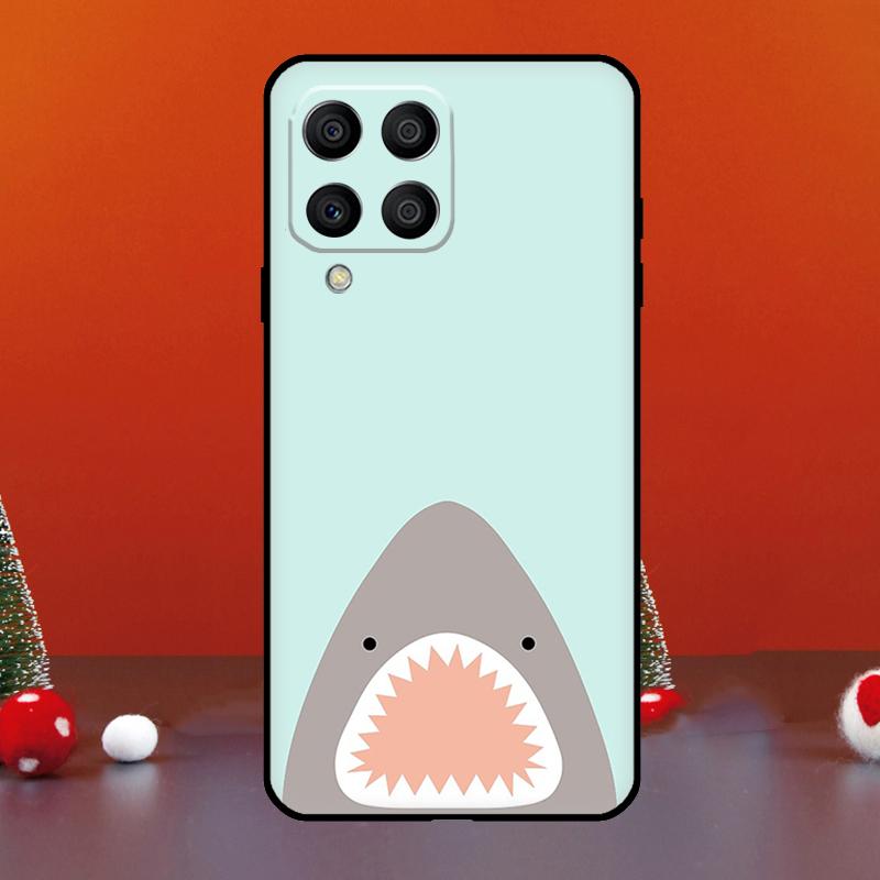 Cartoon Shark For Samsung Galaxy M14 M34 M54 M11 M21 M31 M13 M33 M35 M53 M55 M15 M12 M32 M52 M06 M16 Case