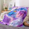1Pc Fantasy Tiger Girl Blanket For Couch Bed Plush Cozy Fuzzy Blanket Super Soft Warm Blankets For Fall And Winter 0918191