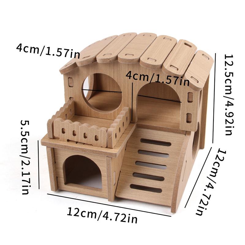 Hračky pro křečky Dřevěný most Houpačka Hračky Aktivita pro malá zvířata Lezecká hračka DIY Příslušenství do klece pro křečky