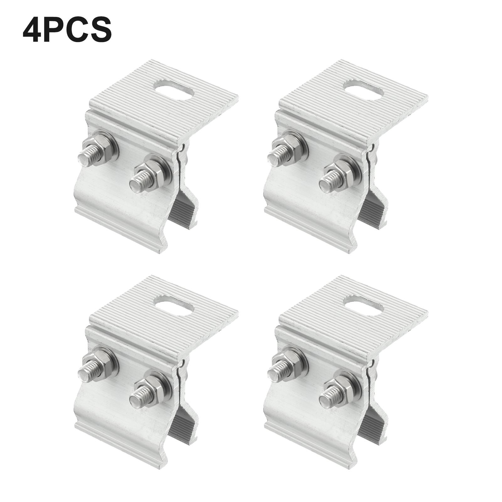 

Солнечная панель из нержавеющей стали 1 шт., 4 шт., анодированный крепежный зажим 4pcs