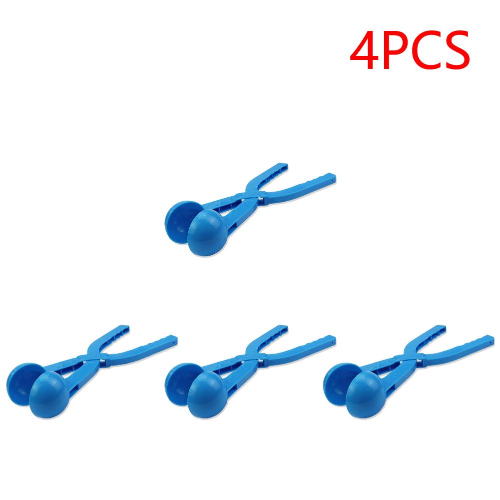 Creative Snowball Clip 3D Round Shaped Snow Snow Clip Toys Kids Sandy Beach Game Playing Tool Interactive Toys