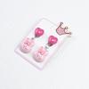 Painless Clip-On Princess Earrings for Girls – Cute Cartoon Dangle Jewelry Gift