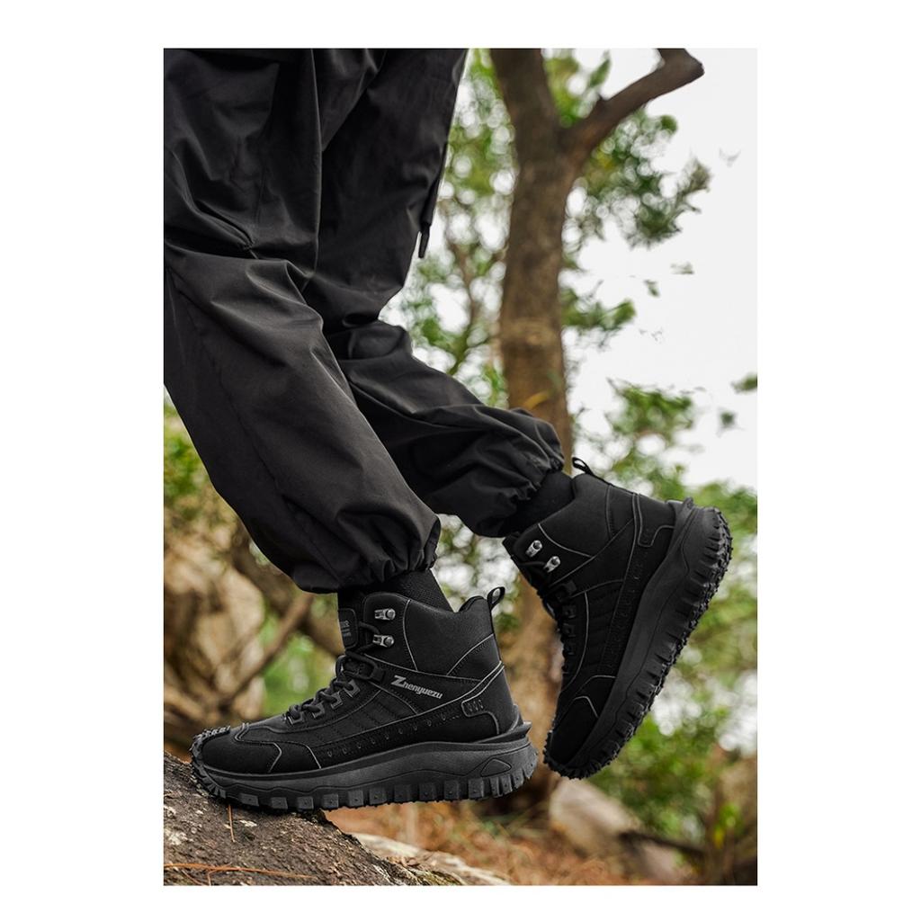 Herbst High Top Übergröße Sport-Wanderstiefel, Bequeme Dicksohlige Leichte Lässige Wanderschuhe, Täglicher Outdoor-Sport, Wandern und Reisen