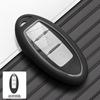3 Button Key Fob Cover for Nissan Altima Teana Sentra Sylphy Pathfinder X-Trail Rogue Qashqai Scratch Resistant Car Accessories