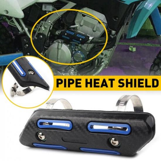

Motorcycle Exhaust Middle Pipe Shield Heat Cover Muffler Protector Universal