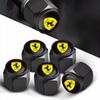 5Pcs Alloy Car Wheel Tire Valve Caps Metal Stem Cover For Ferrari Roma 488 Portofino F8 Spider SF90 LaFerrari F80 Monza SP2 488 MQ3