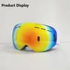 New Fashionable Children's Double-Layer HD Anti-Fog Ski Goggles HD Anti-Fog Spherical Goggles