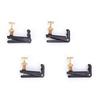 4X Musical Instruments Metal Tone Fine Tuner Adjuster For 4/4 3/4 Violin Black