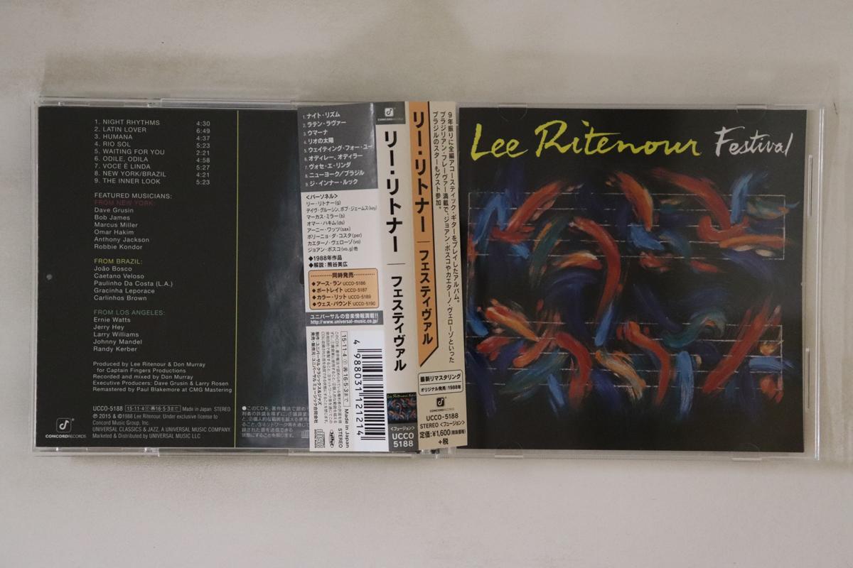 

CD LEE RITENOUR - Festival UCCO5188 UNIVERASAL 2015 Japan Obi Jazz Used