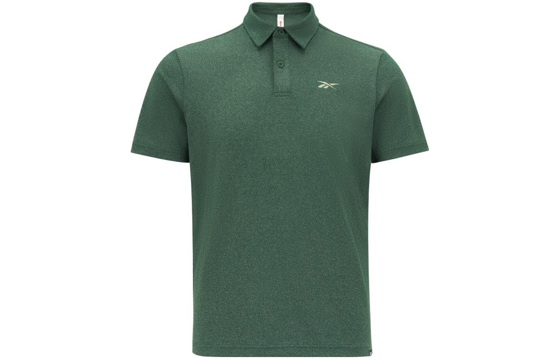 Reebok Polo Shirts Men s Dark Green Polo Collar Moderate Straight Fit 23RMS417MGL1 XL