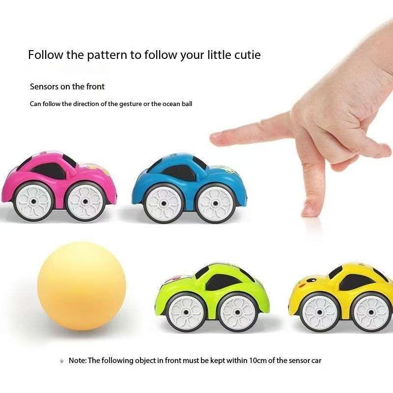 Remote-controlled Induction Car with Intelligent Obstacle Avoidance,Following,Line-tracing,Drifting,Charging Capabilities Children's Electric Toy Car