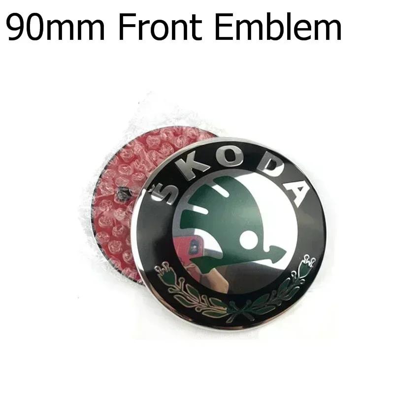 

Car Sticker Trunk Sticker 80mm 90mm for Skoda Superb Rapid Scala Karoq Kamiq Kodiaq Yeti Octavia Fabia Vision Decals Car Front R