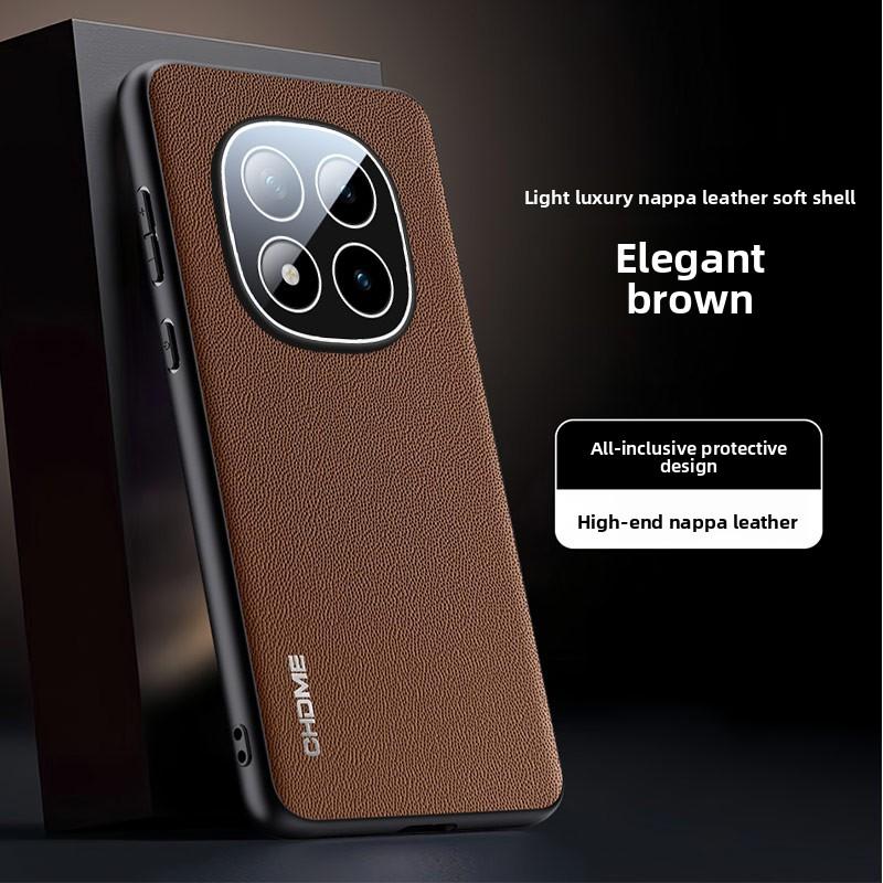 Custodia per Telefono per Xiaomi Redmi Note 14 13 Pro Plus 5G Cover in Pelle Silicone Morbida per Redmi Note 15 Pro+ Copertura Protezione Fotocamera