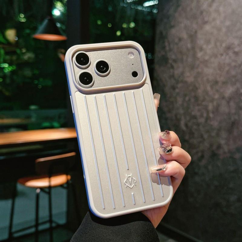 Aluminum Full Coverage Phone Case IPhone 17 Pro Max 16 15 14 Shockproof Protective Cover In Trendy Colors