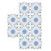10Pcs Non‑Slip Waterproof Decorative Wallpaper Wall Floor Sticker Home Decoration 20x20cm