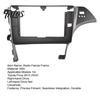 ABS Plastic Radio Surround 10.1 Inch Car Dash Kit for Toyota Prius 2010 RHD, Navigation Automotive Interior Modification Parts Panel Frame Russia