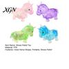 Squeeze Fidget Toy Mini Horse Stress Relief Clear Glitter Anxiety Sugar Ball Sensory Decompression Party Favors Portable