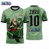 2026One Piece Special Edition Football Jersey T-Shirt Luffy Gear 5 Anime Men's/Women's  Sportwear Breathable Summer Oversize Tee