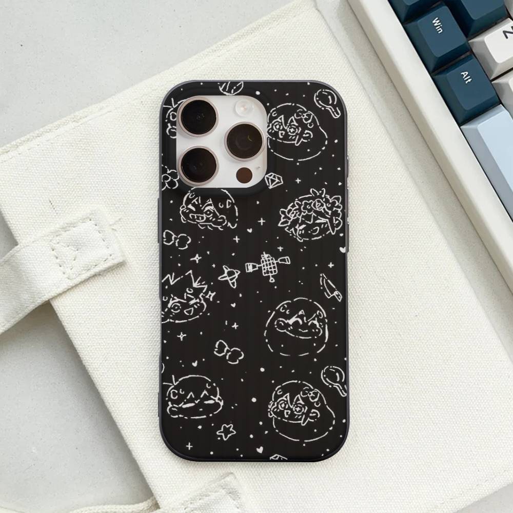 O-Omori Game Phone Case For iPhone 17 16 15 11 12 13 14 Pro Max Soft Corrugated Silicone Cover Case