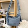 Simple and Large-capacity Messenger Bag for Women, New Student Small Satchel, Shoulder Cloth Bag, Lightweight Dumpling Bag for Women